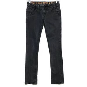 Rock Revival Dark Gray Skinny Jeans